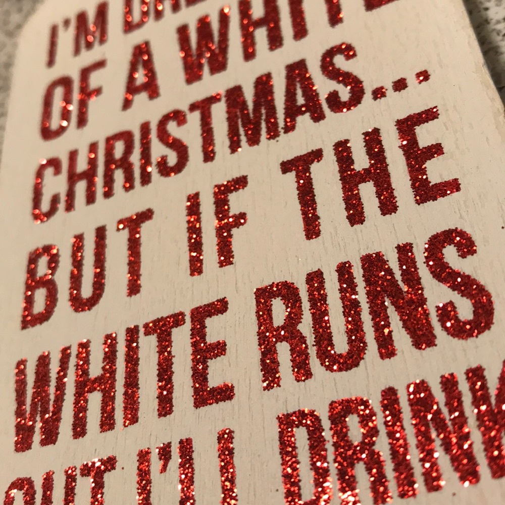 NEW wine glitter ornaments/gift tags - Picture 4 of 4